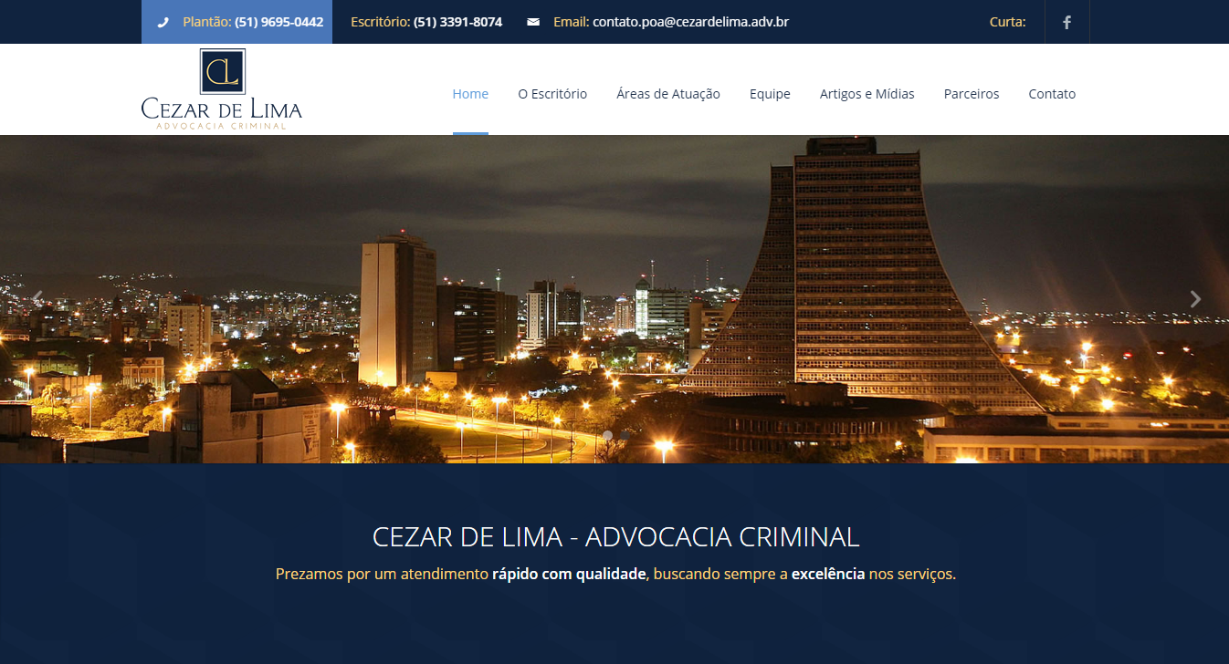 Projeto Cezar de Lima Advogados