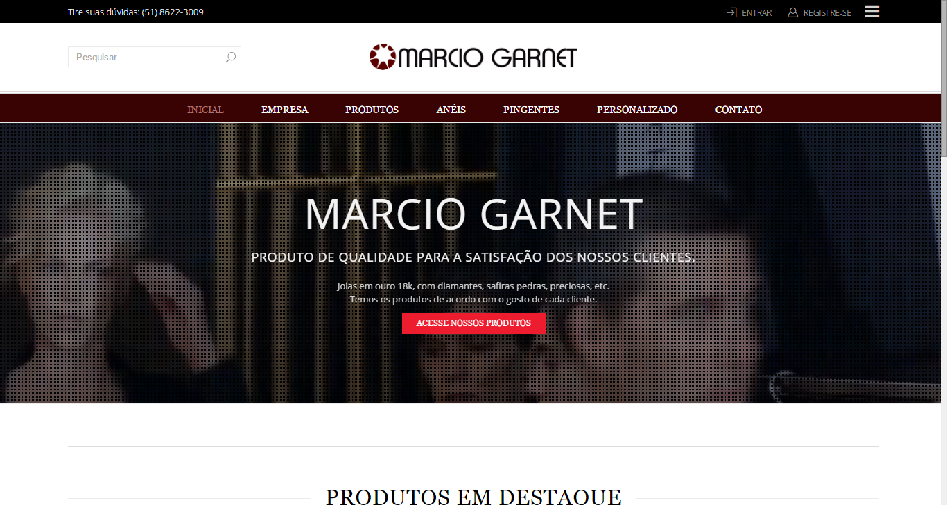 Projeto Márcio Garnet Jóias